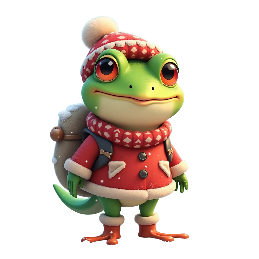 Festive Frog